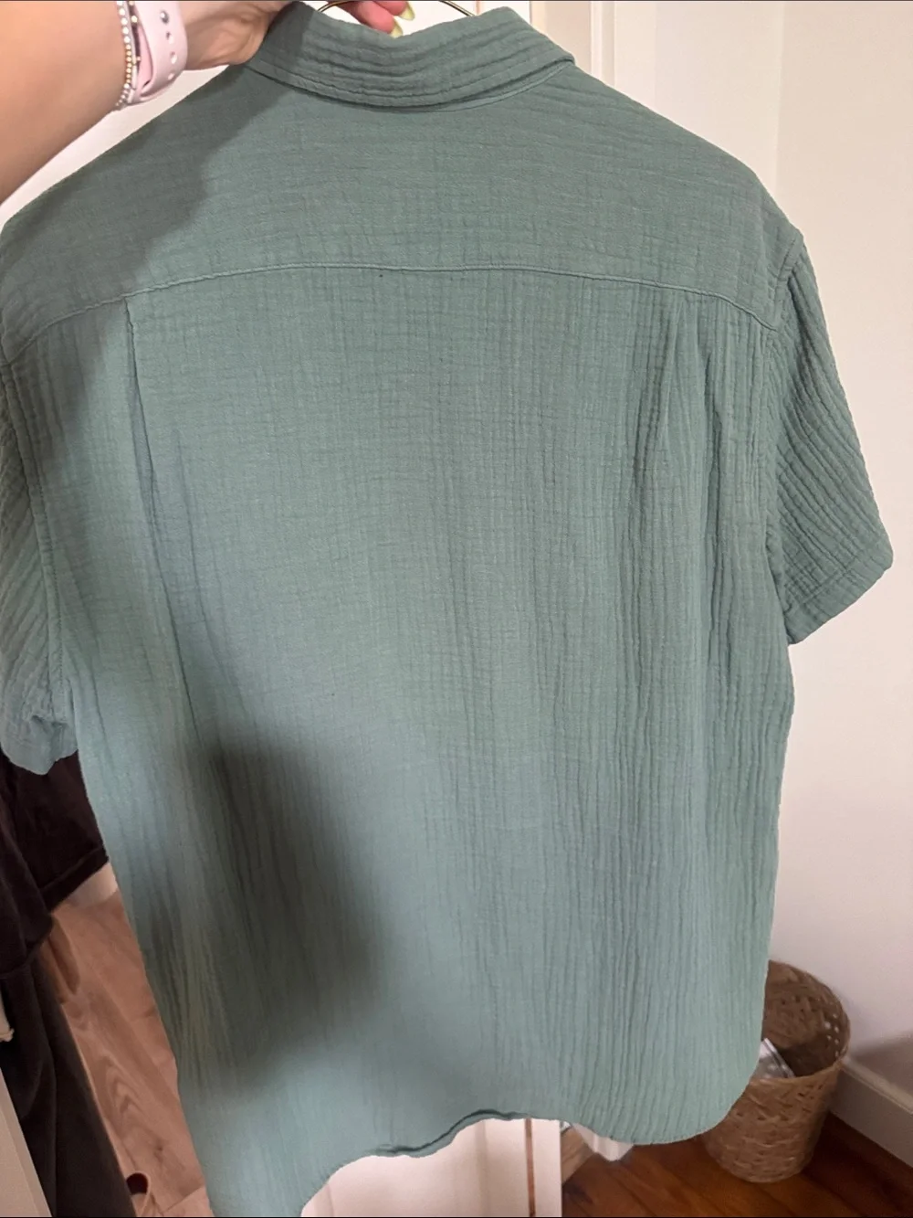J Crew short sleeve button